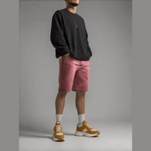 Vintage Tipo's Red Denim Shorts Size 36